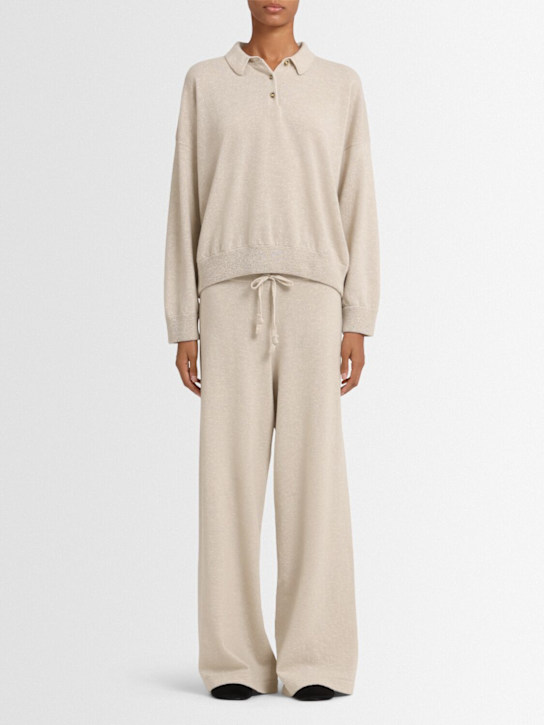 Annagreta Editta wool knit polo