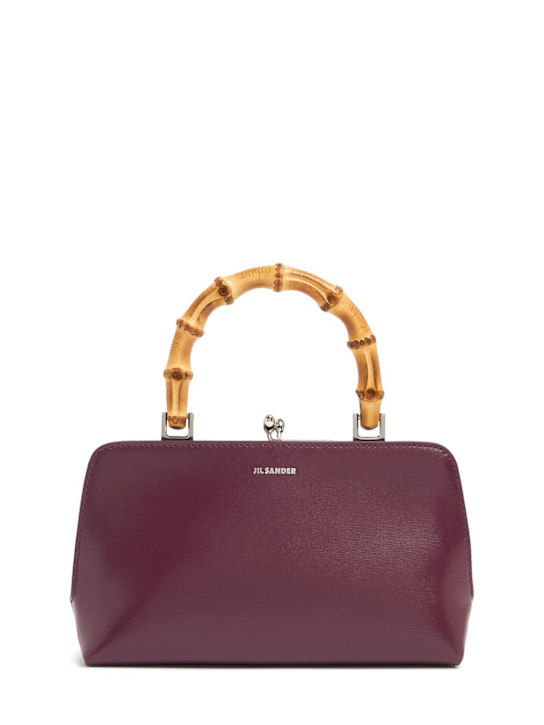 Jil Sander Mini Goji palmellato leather bag