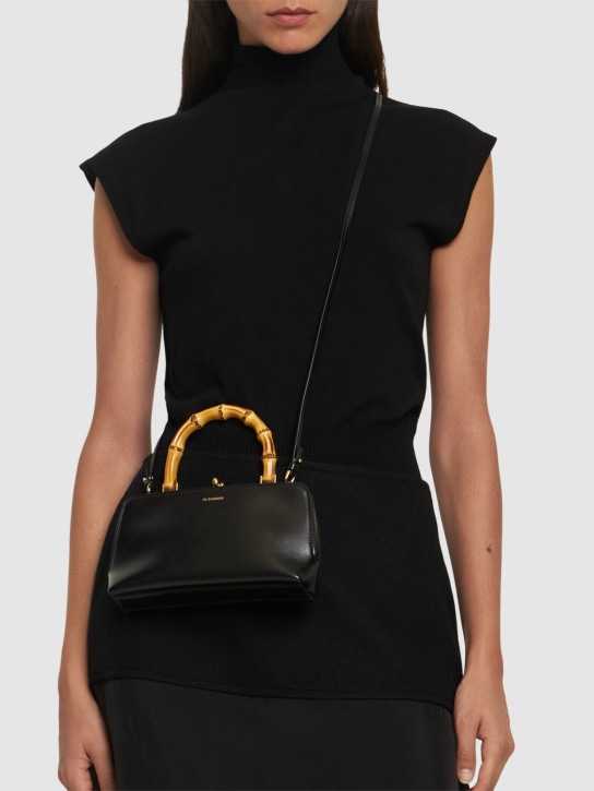 Jil Sander Mini Goji leather top handle bag 3 Jil Sander Mini Goji leather top handle bag