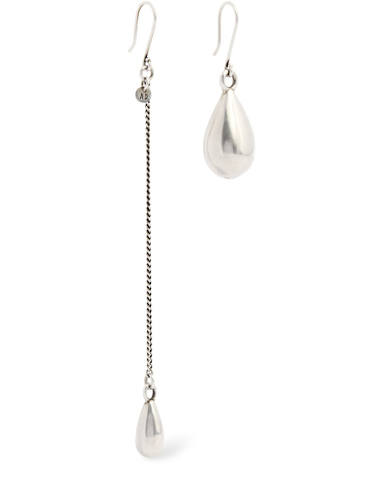 Ann Demeulemeester Judith silver earrings w/ pendants