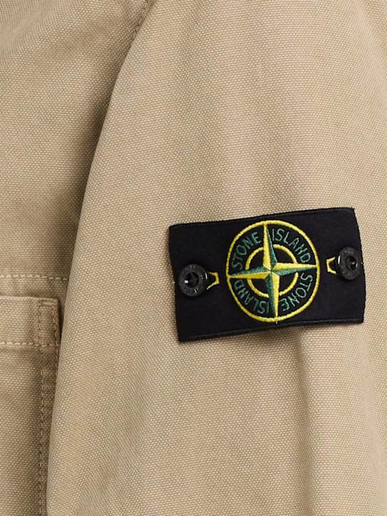 Stone Island Vintage effect cotton shirt