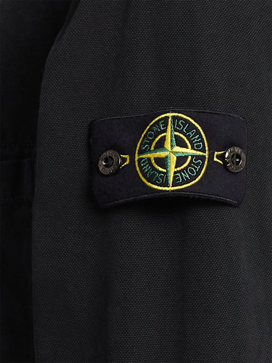 Stone Island Vintage effect cotton shirt
