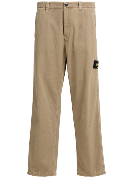 Stone Island Vintage effect cotton pants