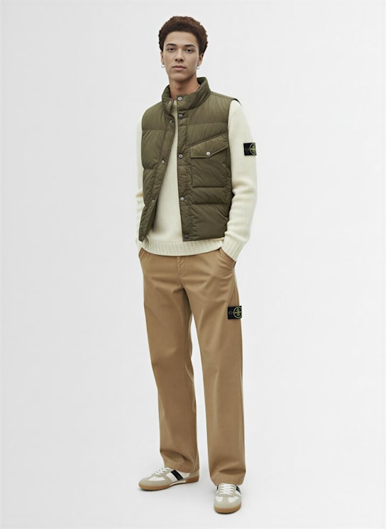 Stone Island Vintage effect cotton pants