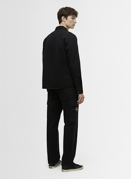 Stone Island Vintage effect cotton pants 7 Stone Island Vintage effect cotton pants