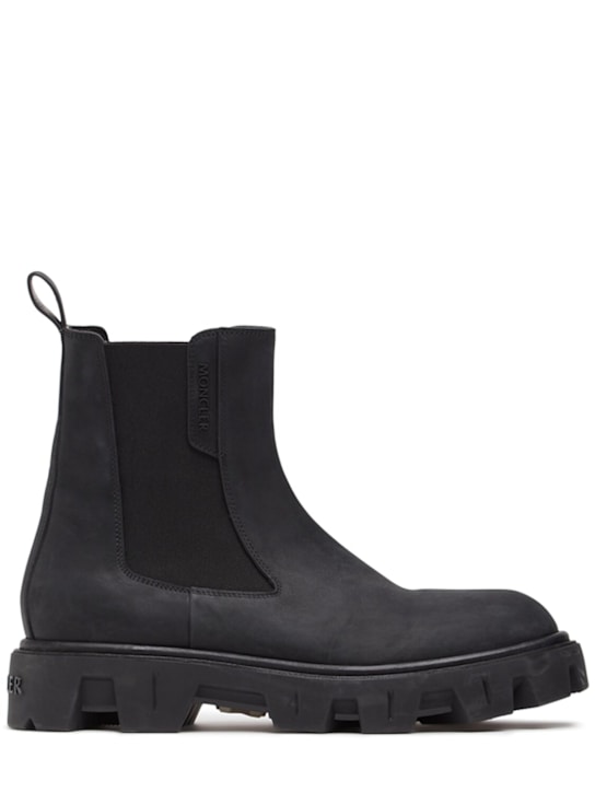 Moncler Peak City leather Chelsea boots