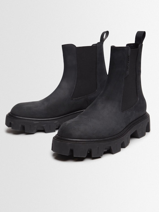 Moncler Peak City leather Chelsea boots