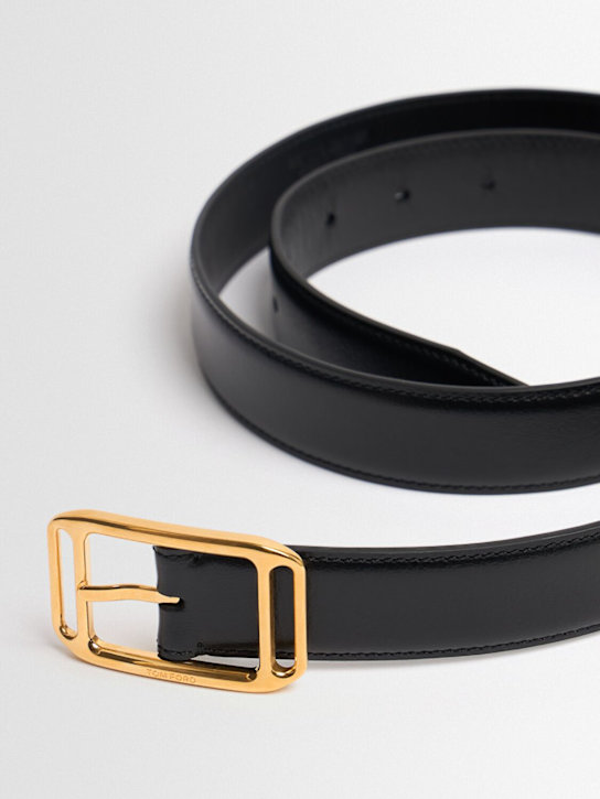 Tom Ford 38mm glossy leather belt