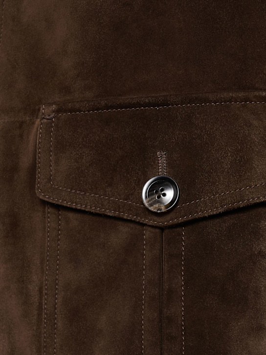 Tom Ford Suede & shearling bomber jacket