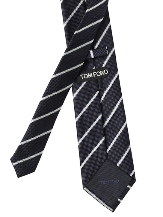 Tom Ford 8cm Regimental silk tie