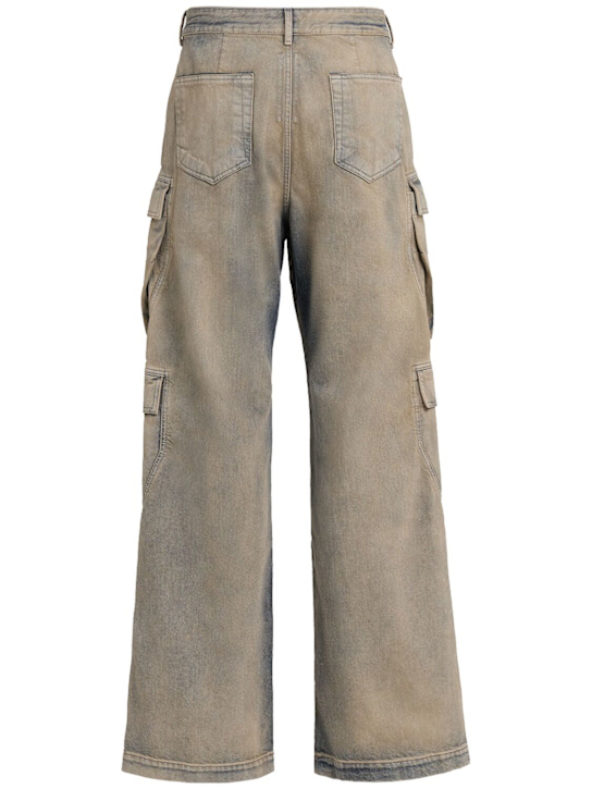 Rick Owens DRKSHDW Double cotton denim cargo jeans