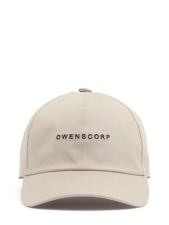 Rick Owens Logo canvas baseball cap