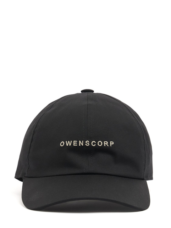 Rick Owens Logo canvas baseball cap 3 Rick Owens Logo canvas baseball cap