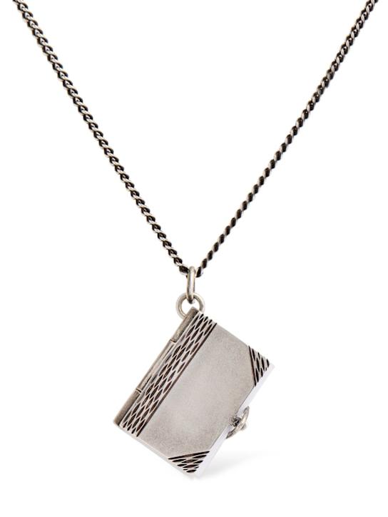 Ann Demeulemeester Jedo book pendant necklace