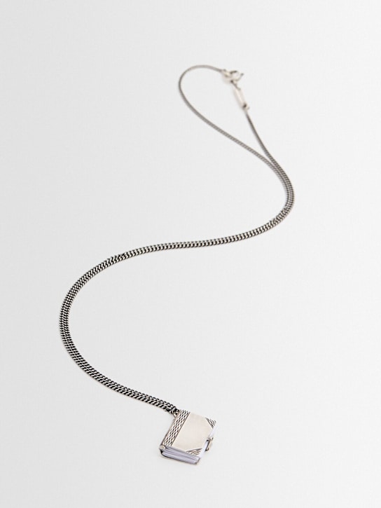Ann Demeulemeester Jedo book pendant necklace