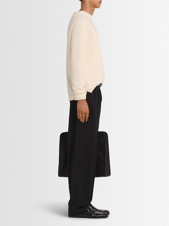 The Core Lightweight wool knit crewneck sweater 4 The Core Lightweight wool knit crewneck sweater