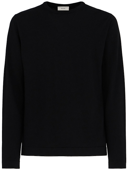 The Core Lightweight wool knit crewneck sweater 8 The Core Lightweight wool knit crewneck sweater