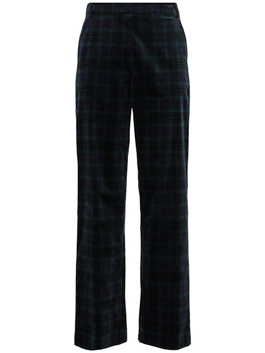 Eenk Cotton velvet straight pants