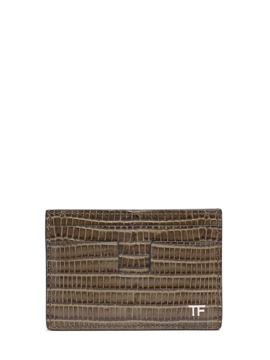 Tom Ford Tejus T-line leather card holder
