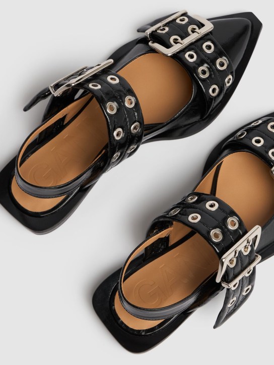 GANNI 20mm Chunky Buckle ballerina slingback 5 GANNI 20mm Chunky Buckle ballerina slingback