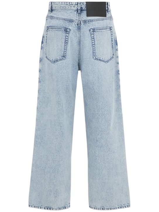Jil Sander Diagonal cotton denim jeans 3 Jil Sander Diagonal cotton denim jeans