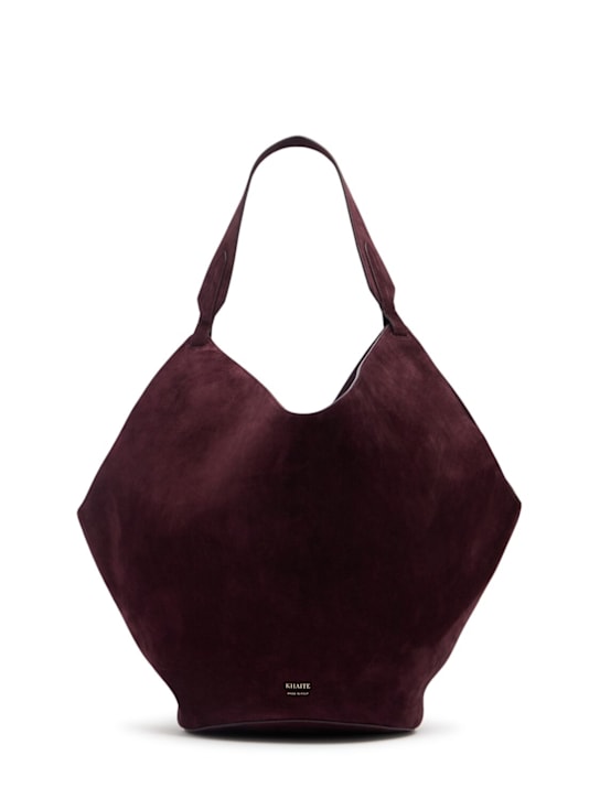 Khaite Medium Lotus suede tote bag