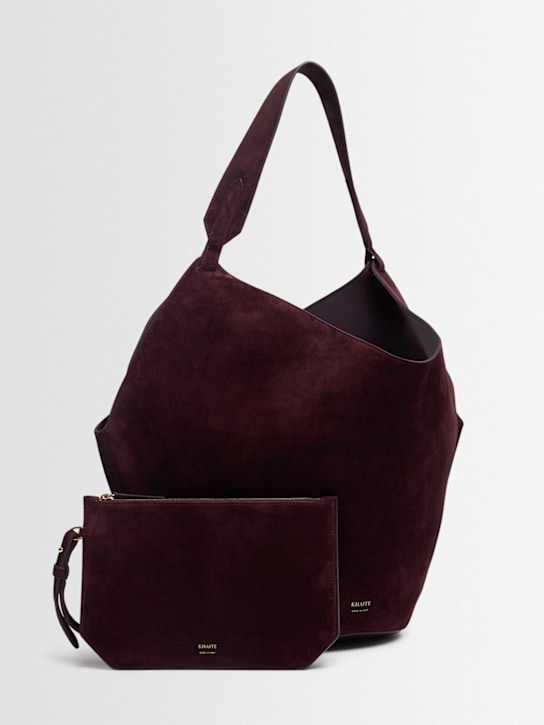 Khaite Medium Lotus suede tote bag 3 Khaite Medium Lotus suede tote bag