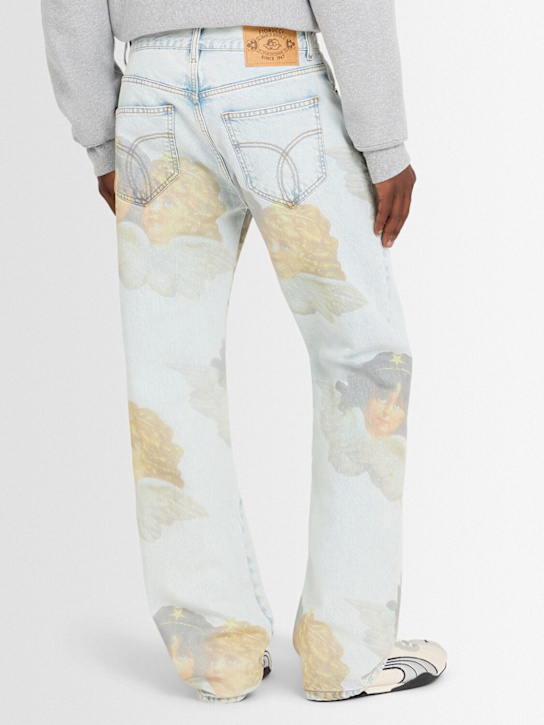 Fiorucci Angel print straight fit jeans 3 Fiorucci Angel print straight fit jeans