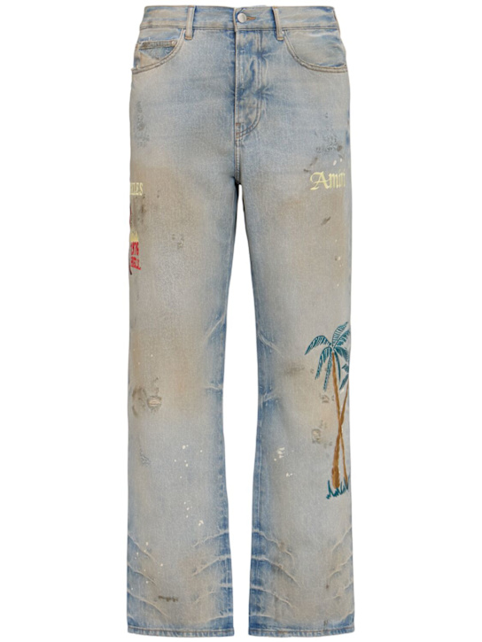 Amiri Sinners embroidered jeans