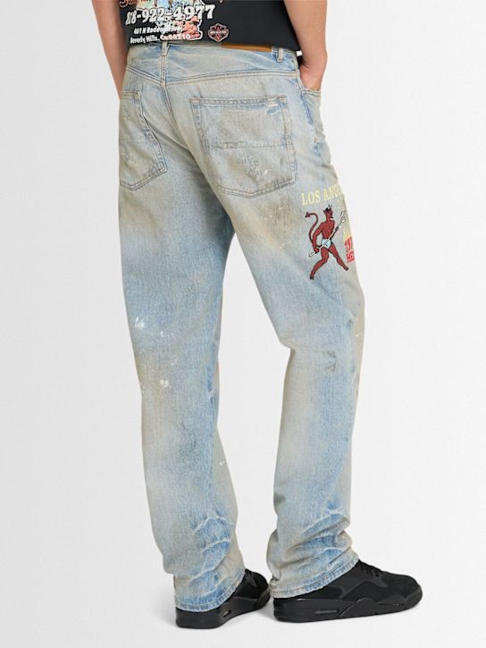 Amiri Sinners embroidered jeans