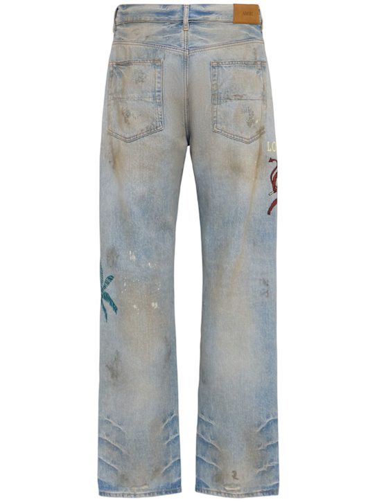 Amiri Sinners embroidered jeans
