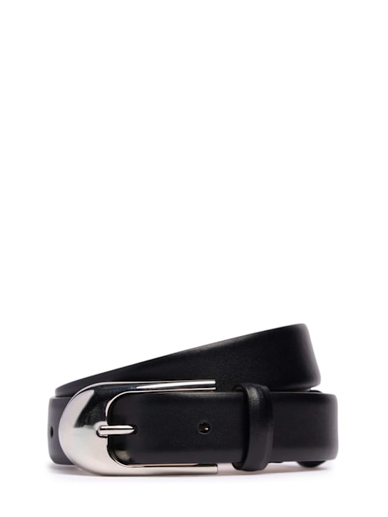 Khaite Dome smooth leather belt