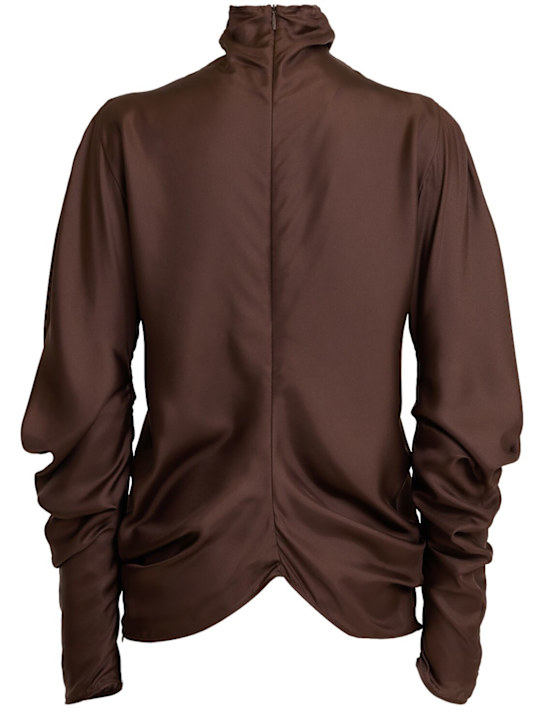 The Row Miles silk draped blouse 4 The Row Miles silk draped blouse