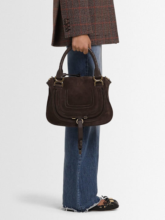 Chloé Marcie suede top handle bag
