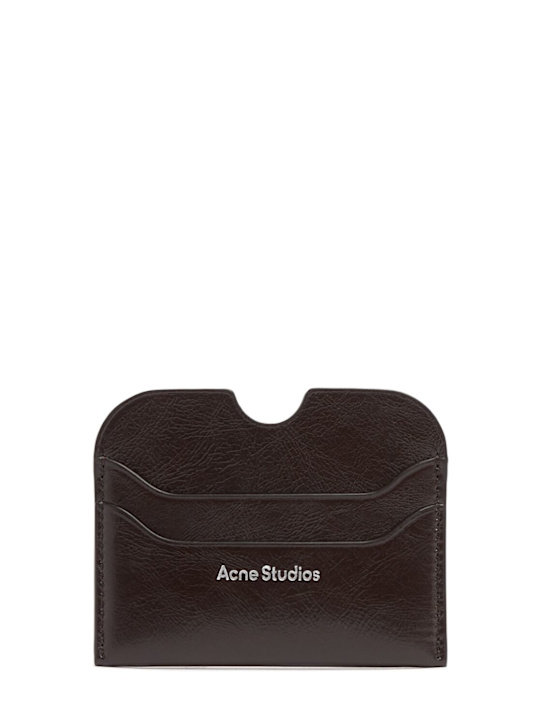 Acne Studios Large Elmas shiny leather card holder
