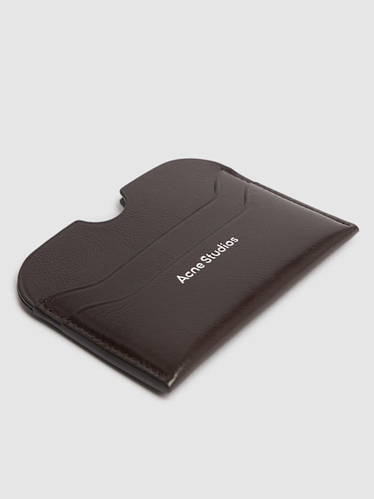 Acne Studios Large Elmas shiny leather card holder