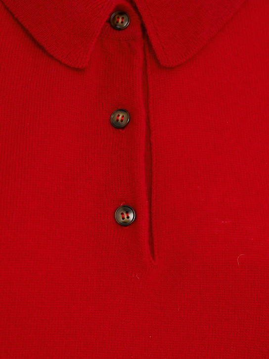 Annagreta Editta wool knit polo