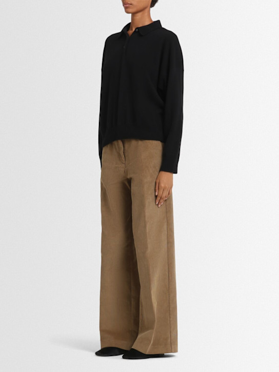 Annagreta Editta wool knit polo