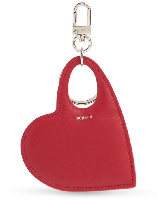 Coperni Heart leather keychain