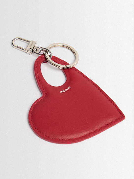 Coperni Heart leather keychain