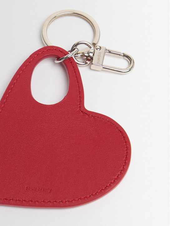 Coperni Heart leather keychain