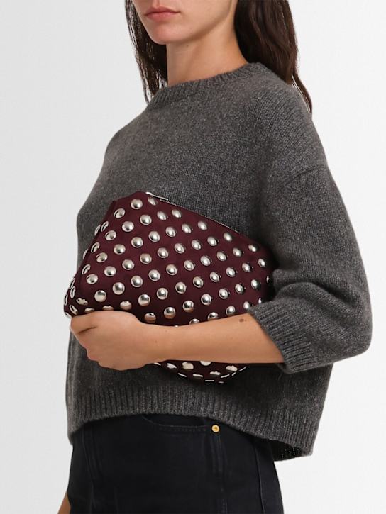 Khaite Medium Lina leather crossbody w/ studs 3 Khaite Medium Lina leather crossbody w/ studs