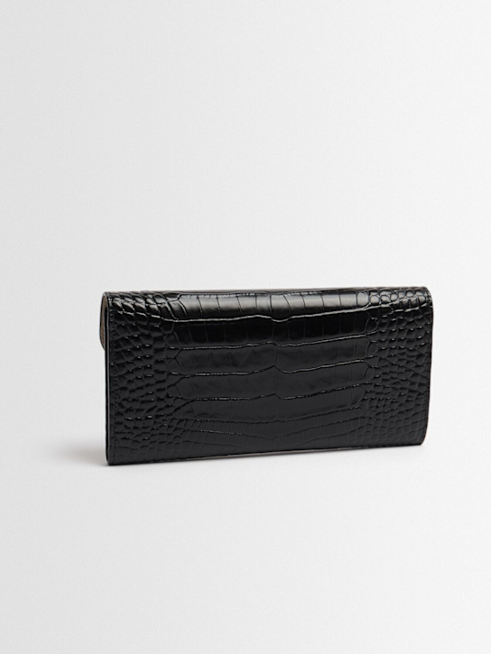 Toteme T-Lock croc embossed leather wallet 3 Toteme T-Lock croc embossed leather wallet