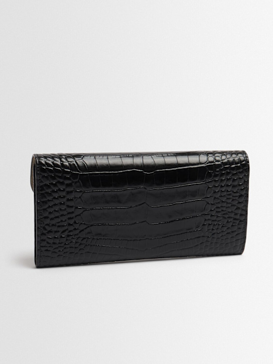 Toteme T-Lock croc embossed leather wallet 4 Toteme T-Lock croc embossed leather wallet