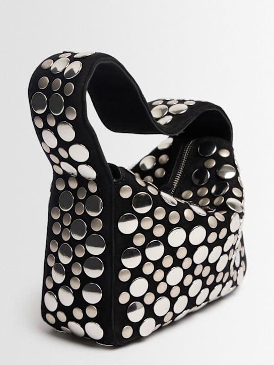 Khaite Small Elena studded suede top handle bag 3 Khaite Small Elena studded suede top handle bag