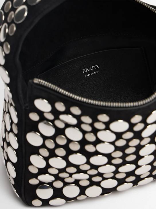 Khaite Small Elena studded suede top handle bag 6 Khaite Small Elena studded suede top handle bag