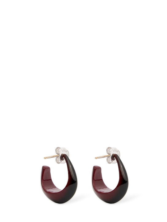 Lemaire Mini Curved hoop earrings