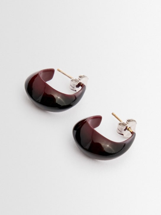Lemaire Mini Curved hoop earrings