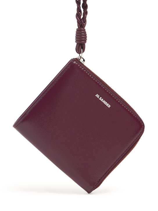 Jil Sander Giro palmellata leather wallet