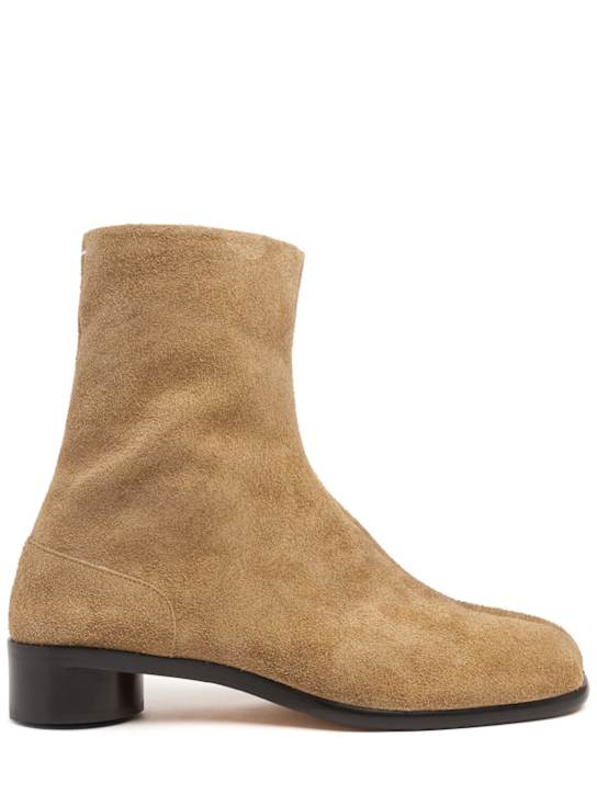 Maison Margiela 30mm Tabi suede ankle boots